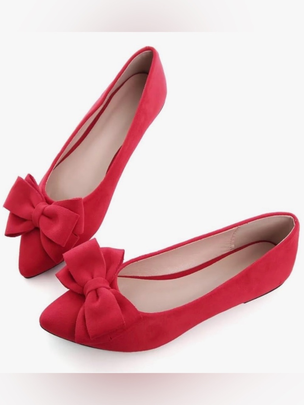 TN TANGNEST Dress Flats Pointed Toe Bowknot Ballet Shoes Size 10 NEW